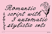 Leech TM – Romantic Script, a Script Font by Type Mania (Thumbnail 2 of 10)