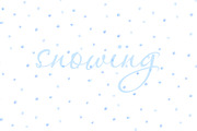 Snowing border Watercolor clipart, an Illustration by AqwaColor (Thumbnail 6 of 6)