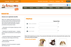 Amazon Pets Shop HTML Template