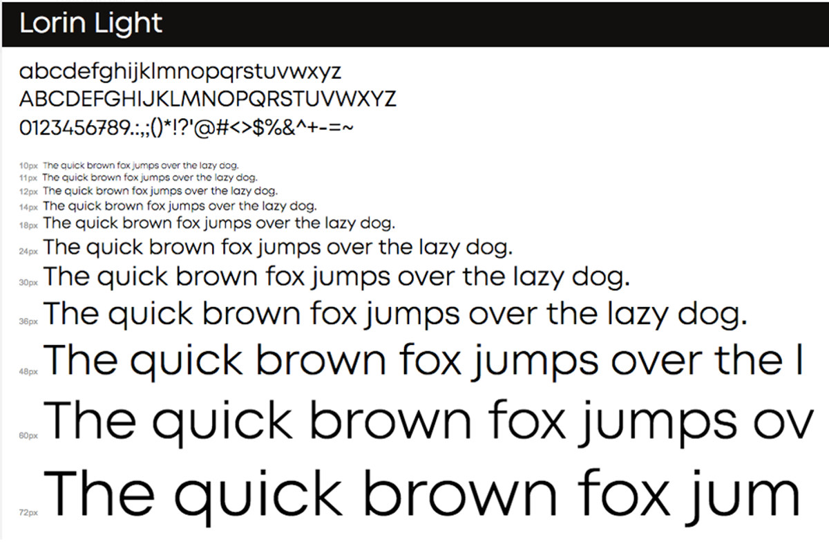LORIN - Clean Geometric Font Family preview 6