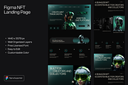 Figma NFT Landing Page, a Landing Page Template by Musara (Thumbnail 1 of 6)