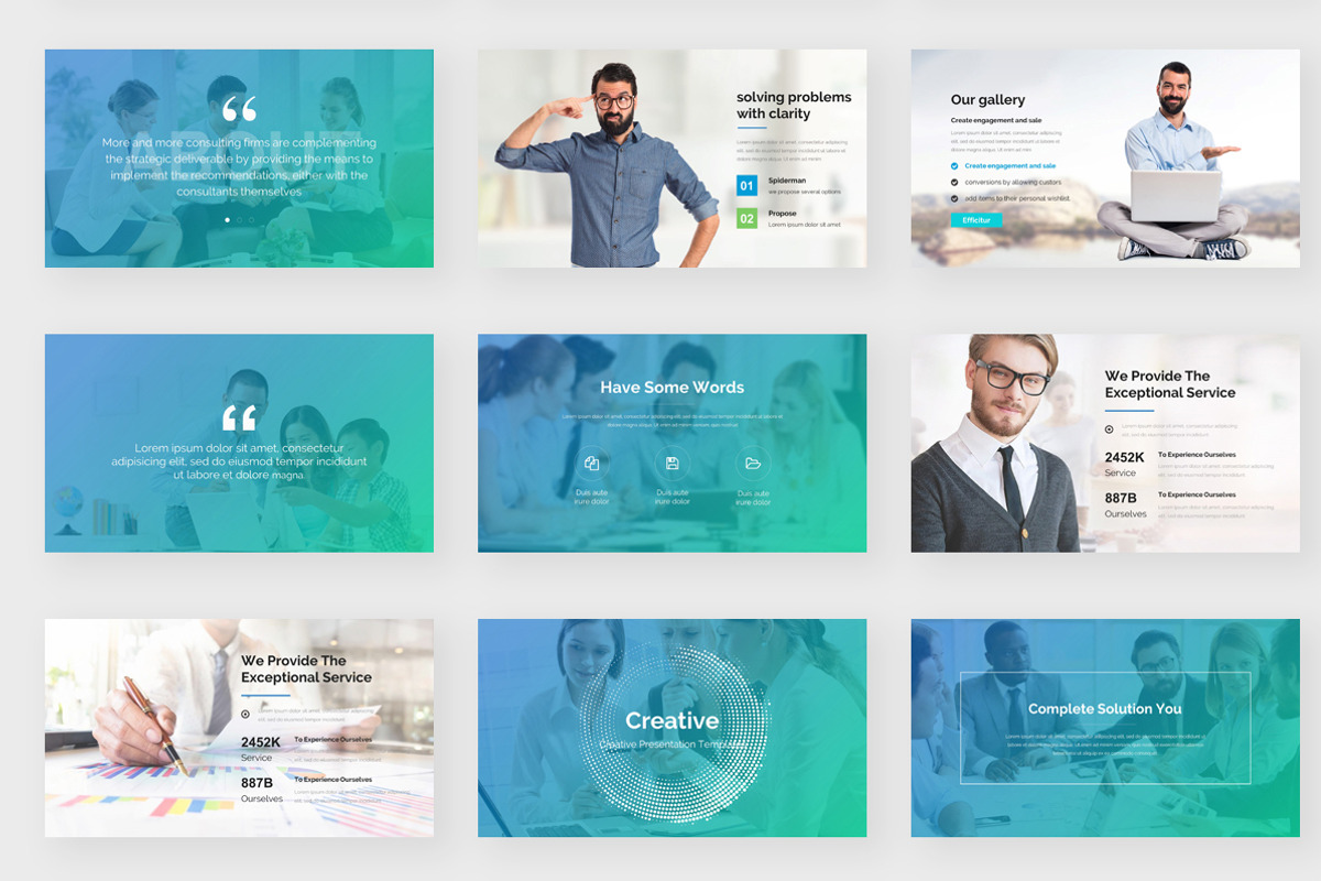 Company Profile Pitch Deck Keynote, a Presentation Template by One Percent Studio (Photo 7 of 20)