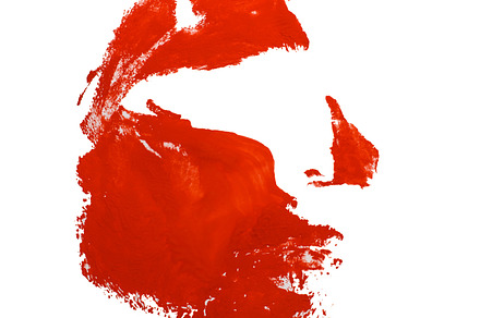 Prints Face Red, an Abstract Photo by Elena Vagengeim