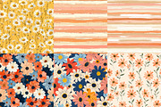 Floral Summer Digital Paper Bundle, a Texture Illustration by DreamPrint404 (Thumbnail 3 of 7)