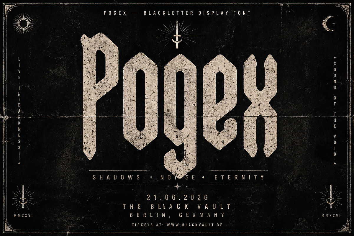 Pogex, a Script Font by Wow Magic (Photo 1 of 4)
