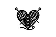 Knitted Heart Love Vector Bundle, an Illustration by Designs_River (Thumbnail 5 of 53)