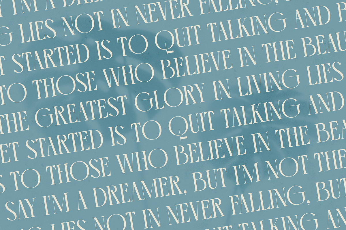 Comela Elegant Ligature Serif, a Serif Font by timelesstype.co (Photo 17 of 20)