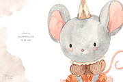 VINTAGE CIRCUS. Watercolor animals, an Animal Illustration by OlliArtDesign (Thumbnail 8 of 10)