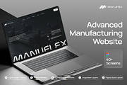 ManuFlex Advanced Manufacturing, an UI Kit Template by Creative Perspective (Thumbnail 1 of 7)