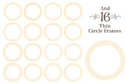 Cream Lace Frames Clipart & Vectors, an Illustration by Amanda Ilkov (Thumbnail 5 of 5)