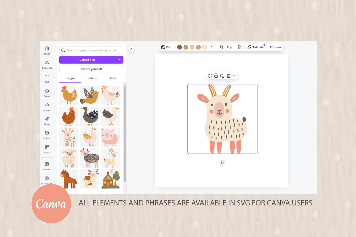 Funny Farm Kit, an Animal Illustration by miumiu (Photo 8 of 15)