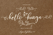 Hello Bunga, a Script Font by Nowlystudios (Thumbnail 1 of 8)
