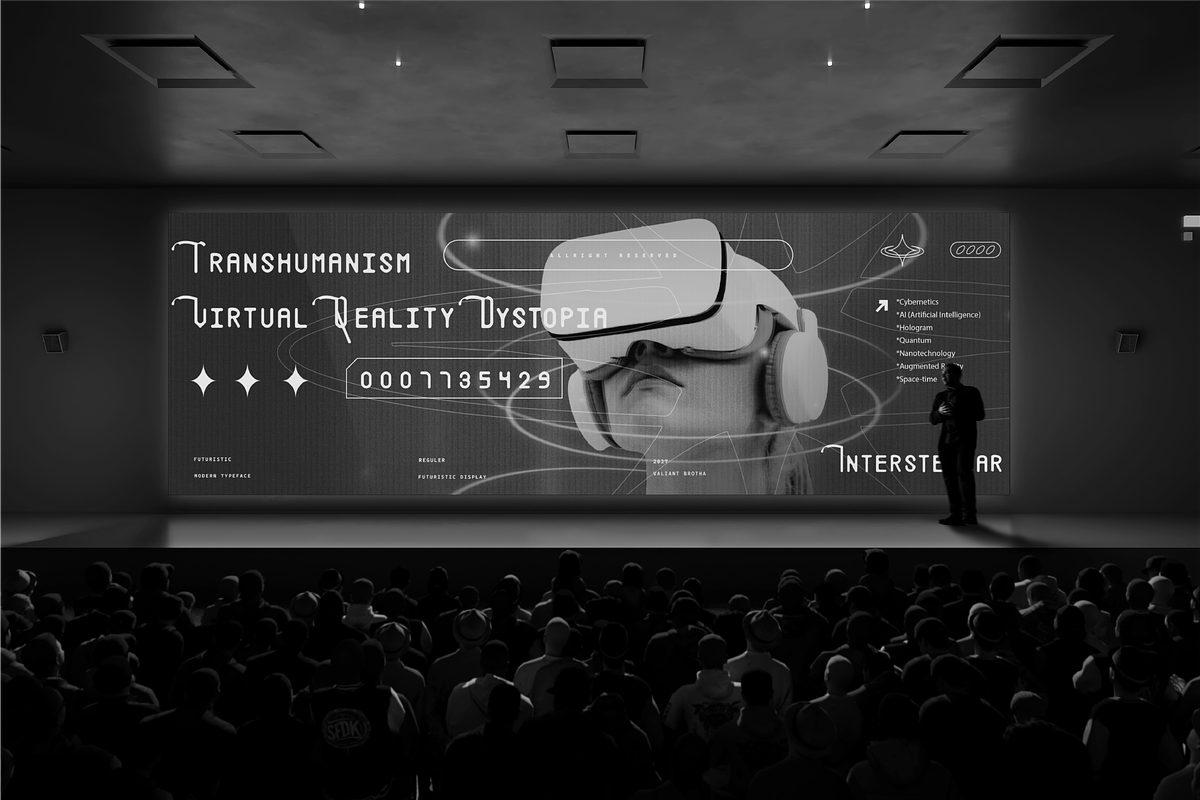 VB Maxtune - Futuristic Display Font, a Sans Serif Font by VALIANTBROTHA (Photo 5 of 11)