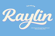 Raylin is a bold handwritten script, a Handwritten Font by cocodesign (Thumbnail 1 of 7)
