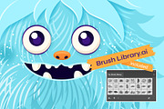 24 Fur Illustrator Brushes, a Brush Add-On by IuliiaSavko (Thumbnail 6 of 11)