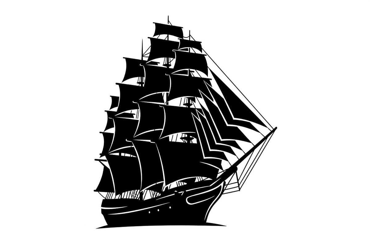 Vintage Sailing Ship SVG Bundle, an Illustration by Designs_River (Photo 12 of 31)