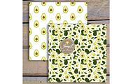 Avocado Digital Papers and Clipart, a Pattern Graphic by JennyL Designs (Thumbnail 7 of 7)