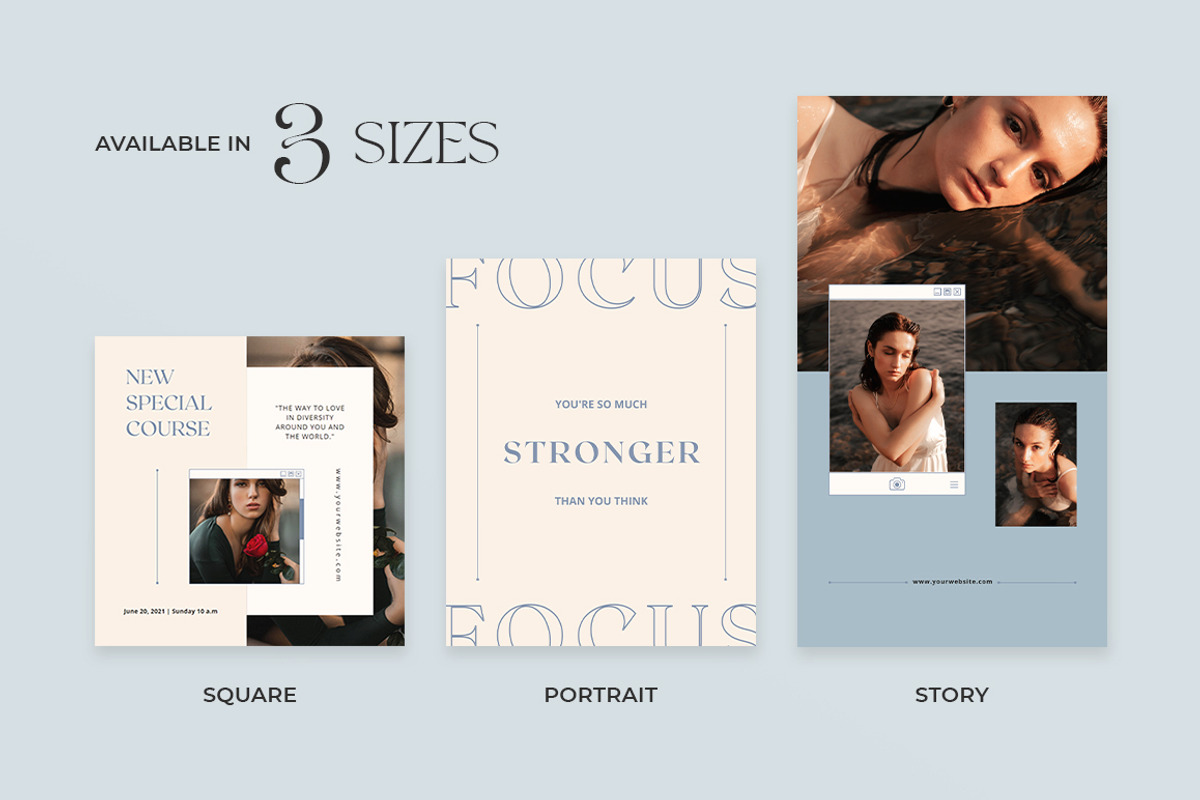 Instagram Post Templates – Canva, a Social Media Template by Eesome Design Studio (Photo 2 of 8)