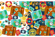 Summer trip in a flat style., an Object Graphic by KundolaArt (Thumbnail 3 of 4)