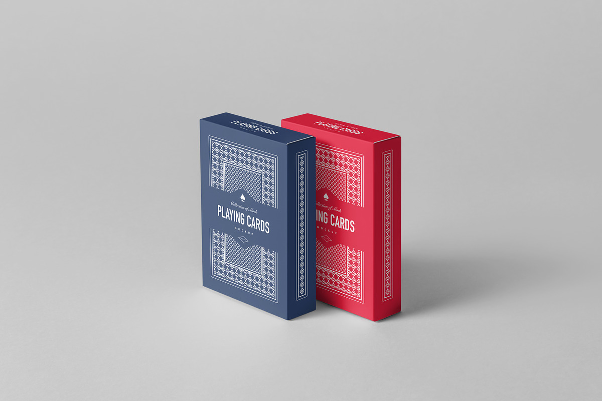 Playing Card Mock-up, a Merchandise Mockup by Yogurt86 (Photo 9 of 11)