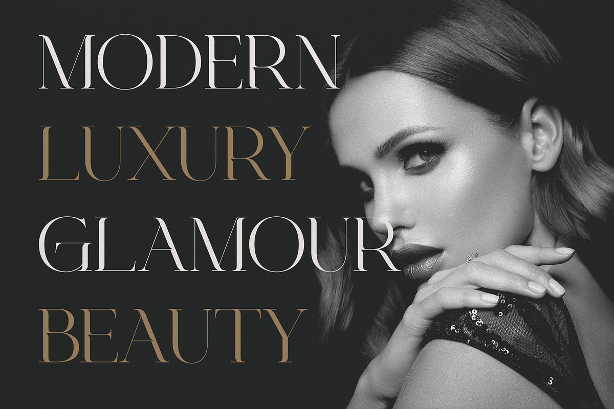 Mocktaile | Modern Luxury Typeface, a Serif Font by Krismagraph (Photo 6 of 10)