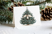 Whimsical Christmas Tree Clipart, a Seasonal Illustration by Canvas Craft (Thumbnail 7 of 10)