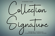 Collection Signature, a Handwritten Font by FreshTypeINK (Thumbnail 1 of 8)