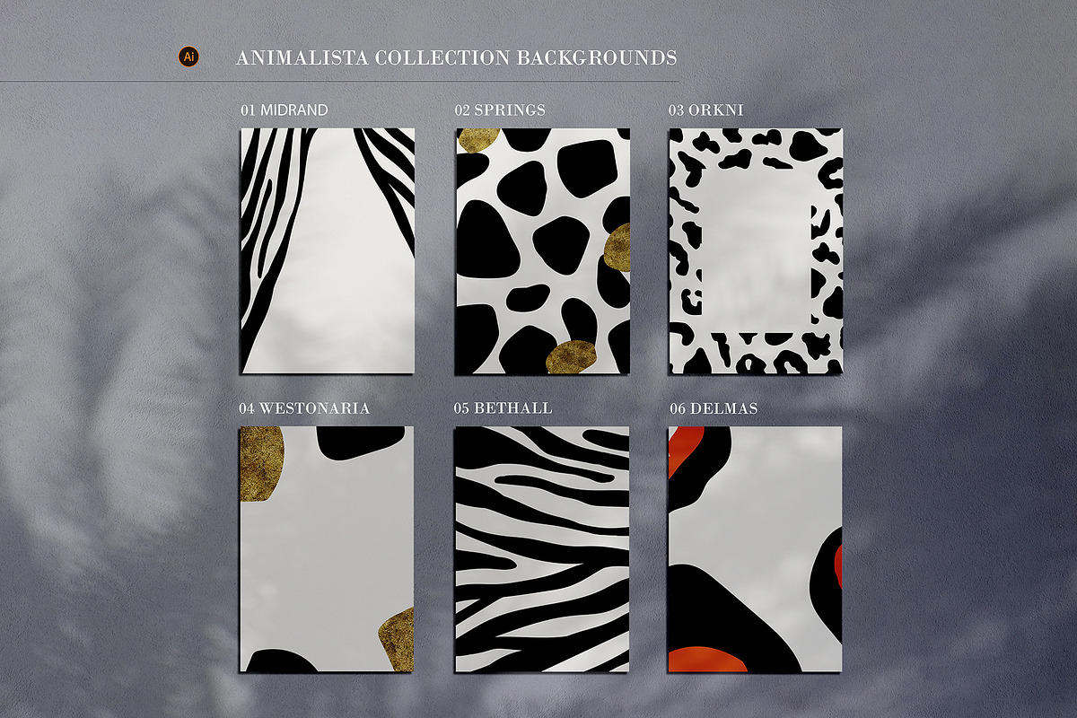 Animalista - patterns collection, a Pattern Graphic by Madiwaso (Photo 5 of 8)