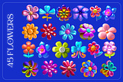 Flower Fantasy: 3D Illustrations, an Object Graphic by marmarina (Thumbnail 3 of 7)