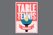 Ping Pong table tennis vector set., a Sport Illustration by PoPaShop (Thumbnail 9 of 10)