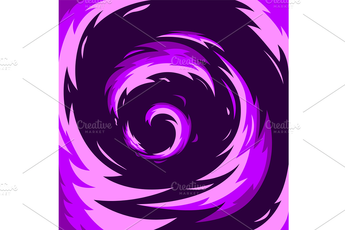 Comic book flame background, an Illustration by Things for designers