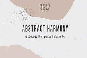Abstract Harmony graphic collection