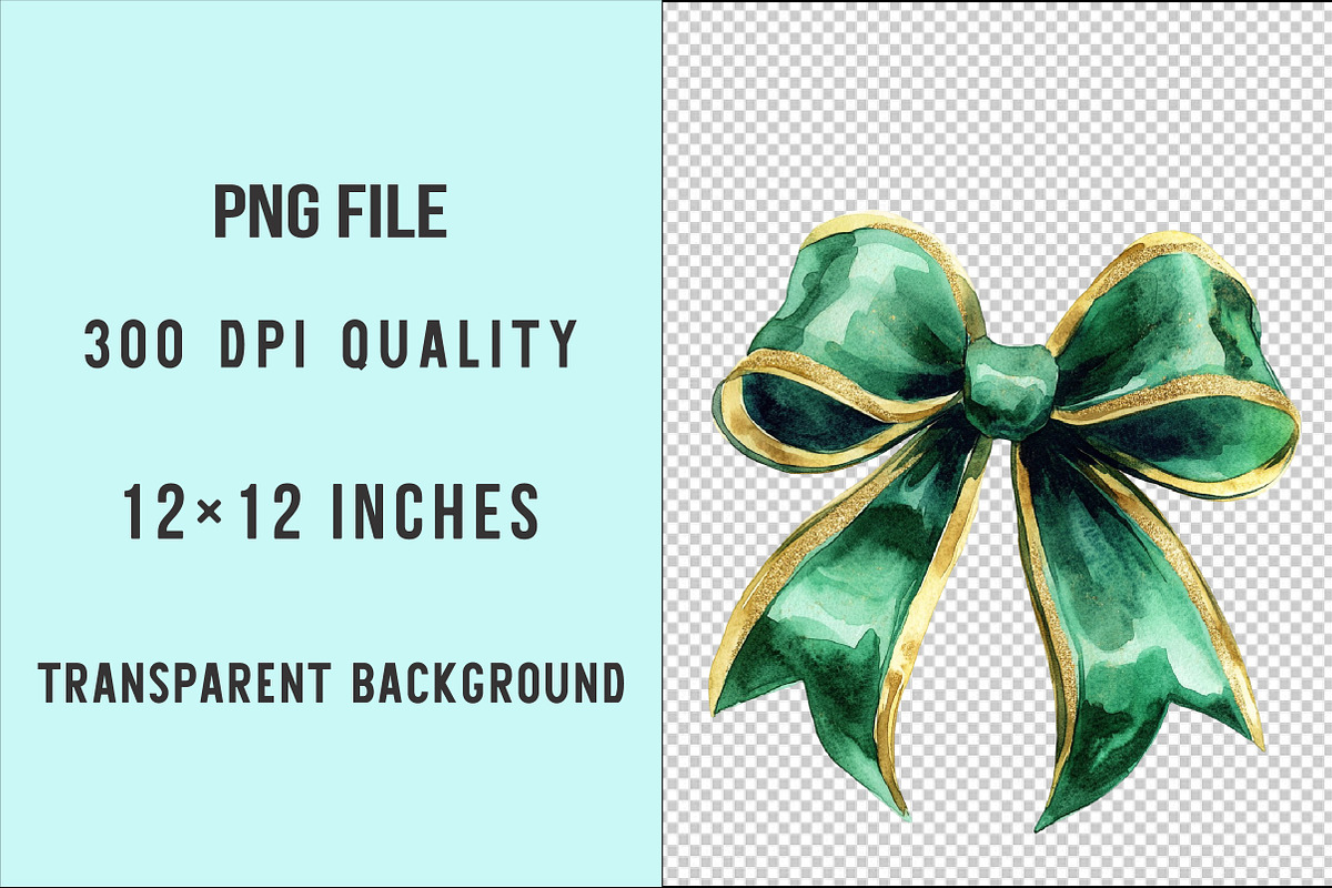 Christmas Coquette Bows Holiday PNG, an Illustration by SinaCreation (Photo 6 of 7)