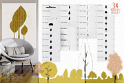 Abstract Tree Maker Kit - Procreate, a Brush Add-On by White Lane Studio (Thumbnail 2 of 8)