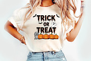 Trick or treat png sublimation, an Illustration by Watercolor design (Thumbnail 2 of 3)