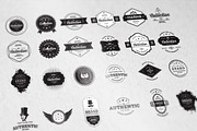 24 Vintage Badges Bundle - 50% off, a Branding & Logo Template by Elegrad Design Agency (Thumbnail 1 of 4)