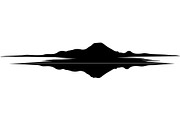 Mirror Landscape Silhouette, an Object Graphic by Designer_Momina (Thumbnail 8 of 20)