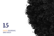 Hair Brushes for Photoshop, a Brush Add-On by Jinro (Thumbnail 5 of 9)