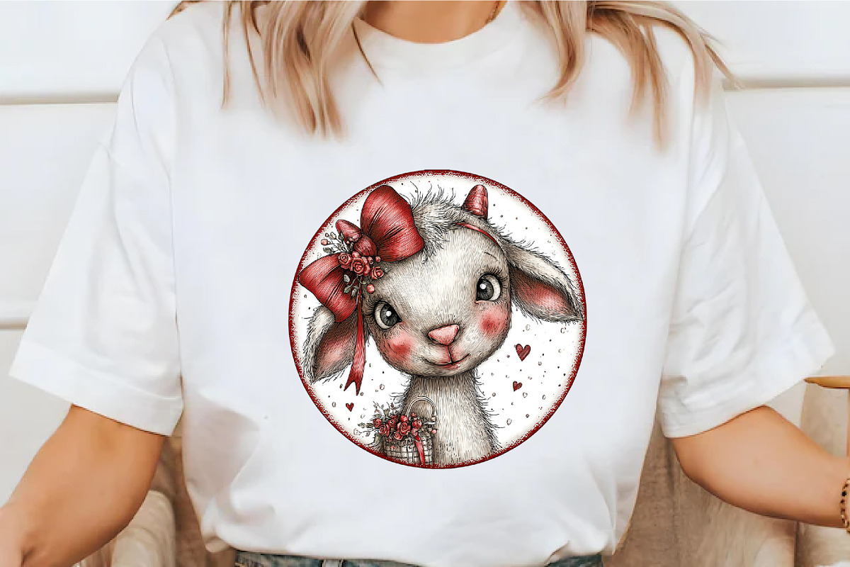 Whimsical Easter Goat Clipart, an Illustration by designcity5 (Photo 5 of 5)