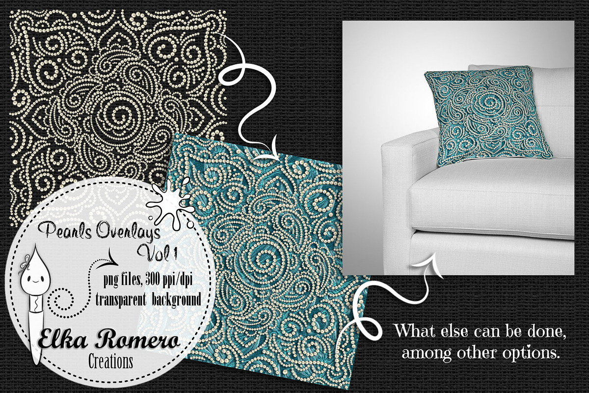 Pearls Overlays - Vol 1, a Graphic by Elka Romero Creations (Photo 4 of 7)