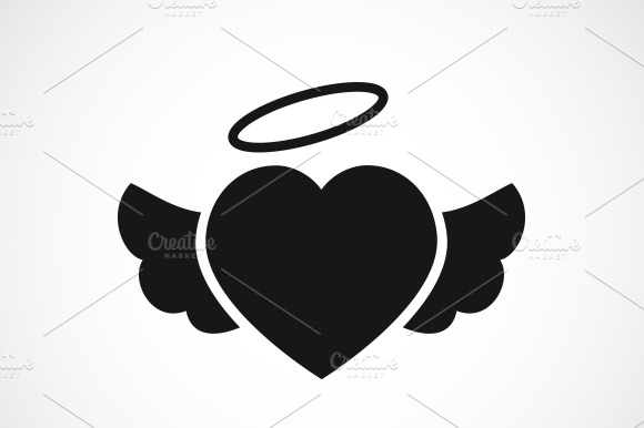 Heart With Wings Icon