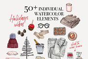 Holidays vibes - Christmas set, a Seasonal Illustration by alenaganzhela (Thumbnail 6 of 8)