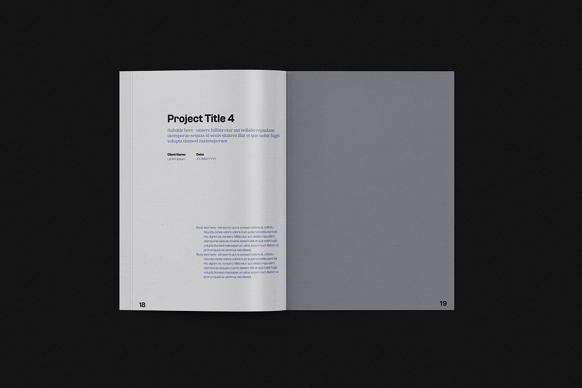 Modern Portfolio Template v4, a Brochure Template by Akreatipe (Photo 10 of 16)