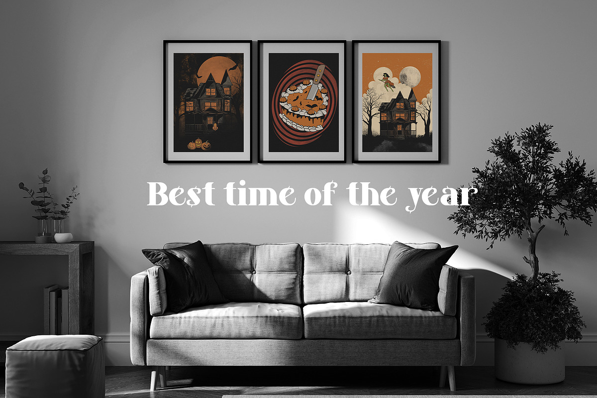 Vintage Halloween. Hand draw graphic, an Object Graphic by ma_i_vi (Photo 8 of 12)
