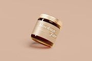 Metallic Cap Transparent Jar Mockups, a Cups & Container Mockup by Pikachudesign (Thumbnail 5 of 5)