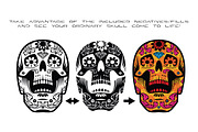 Day of the Dead, a Symbol Font by Albatross (Thumbnail 4 of 4)