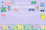Girly Vacation Pattern, a Pattern Graphic by koberstein (Thumbnail 2 of 3)