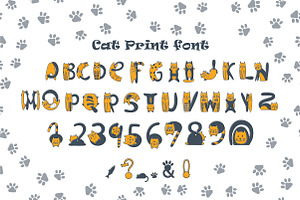 Cats Black Font