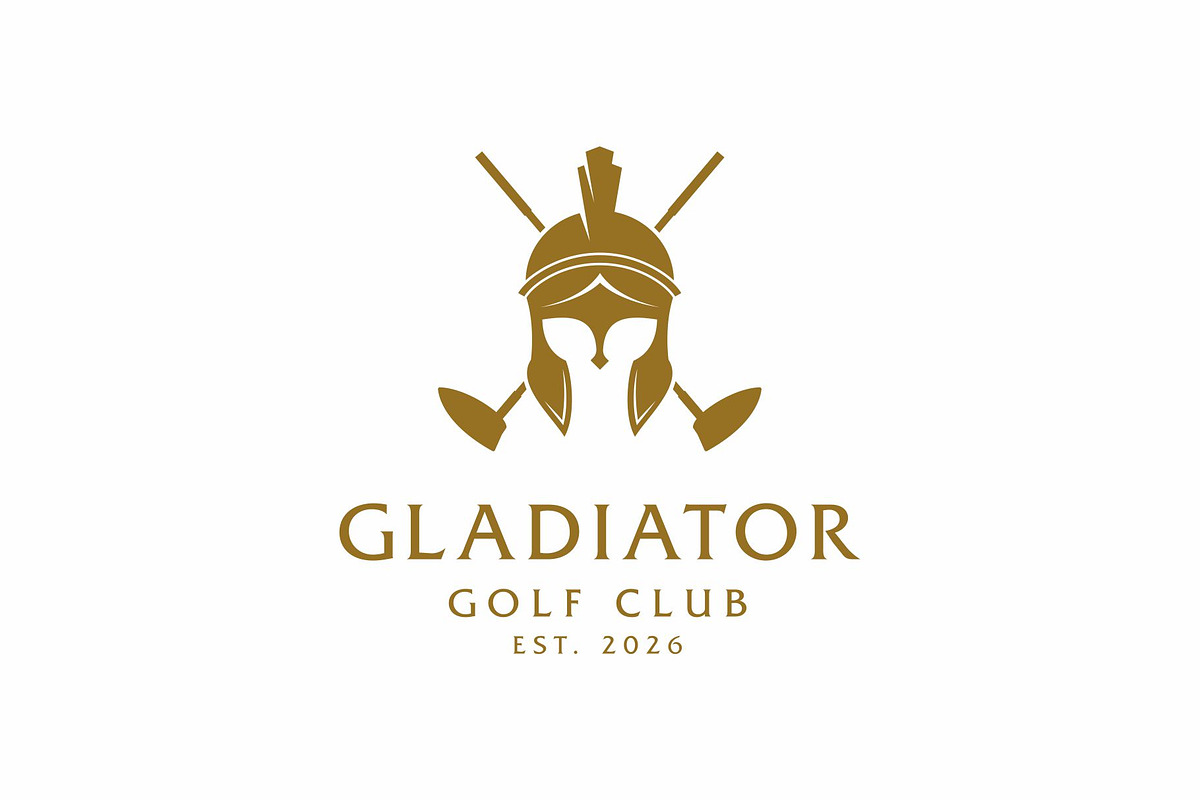 Spartan Helmet and Golf Club Logo, a Branding & Logo Template by Buqancreative (Photo 2 of 5)