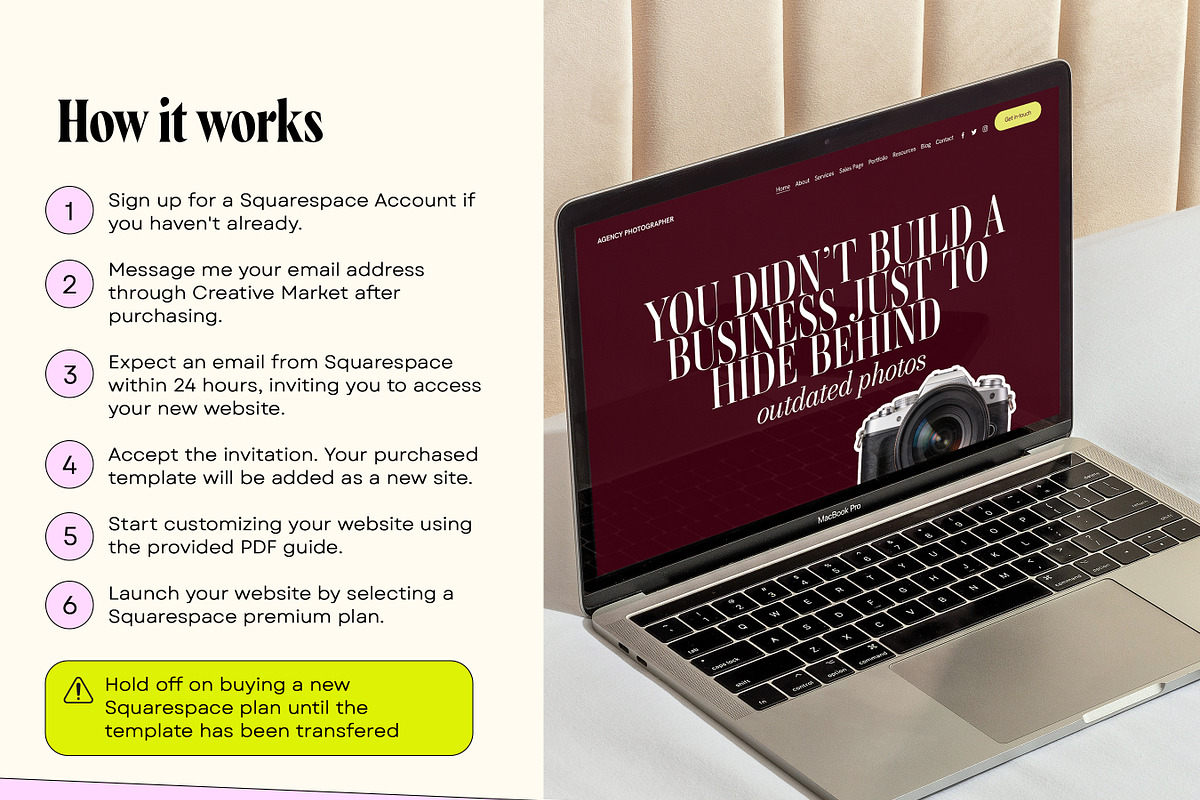 Squarespace Photography Website, a Squarespace Template by Template Twist Shop (Photo 4 of 10)